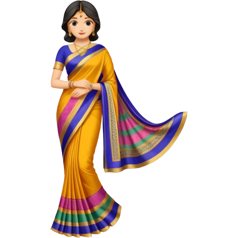 saree without woman emoji
