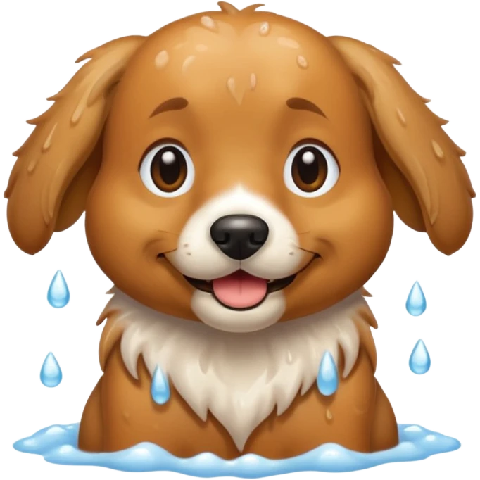 Dog bath emoji