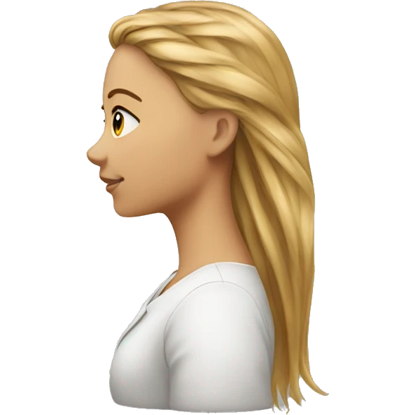 head profil girl emoji