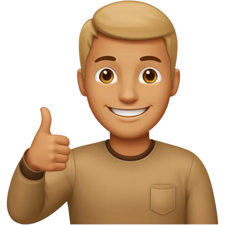 man standing on a pile of documents, showing a thumbs up emoji emoji