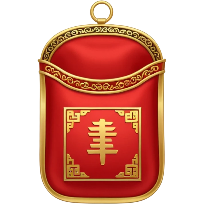 福 a red pocket with Chinese characters on it emoji
