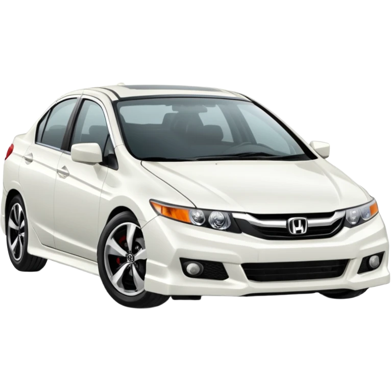 8th gen white honda si sedan emoji