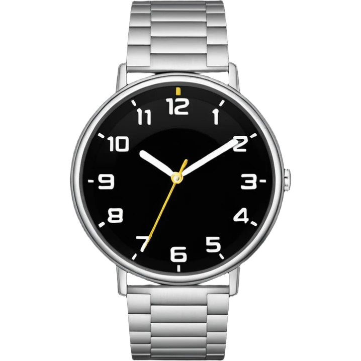 um RELÓGIO minimalista emoji