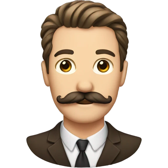 mustache emoji