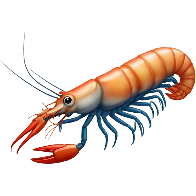 Big back shrimp  emoji