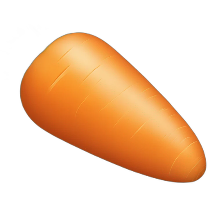 carrot with a start emoji