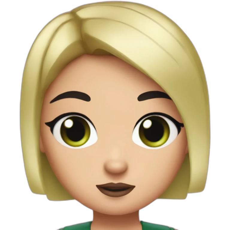 Powerpuff girl buttercup emoji