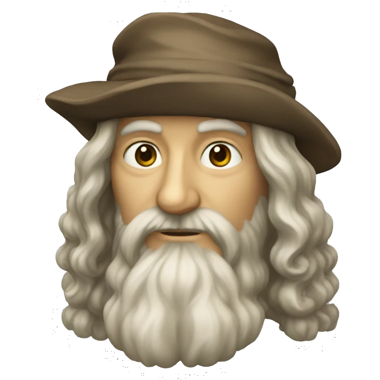 Leonardo da vinci emoji