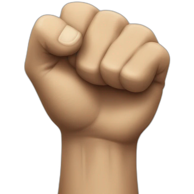 clenched fists emoji