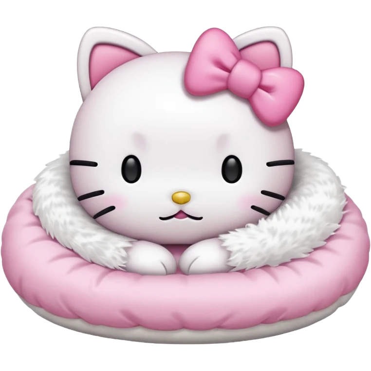 hello kitty sleeping emoji
