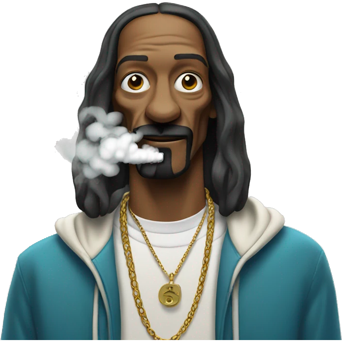 Snoop dog vaping emoji