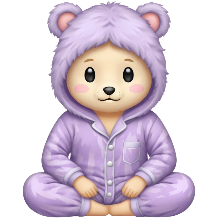 Pijama fofo emoji