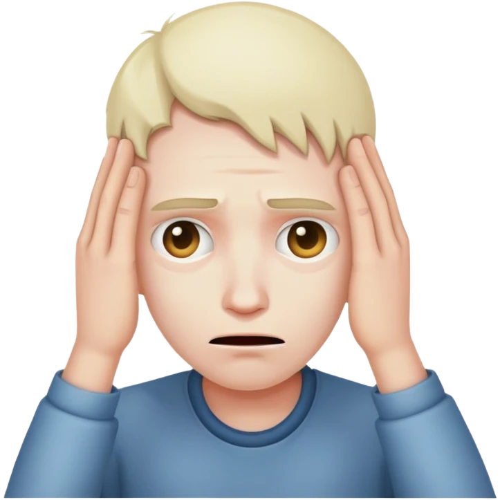 Person dizzy from hitting head emoji