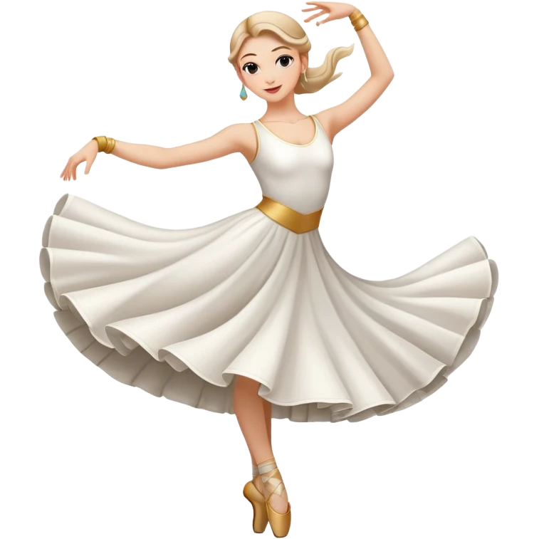 white female pop dance emoji