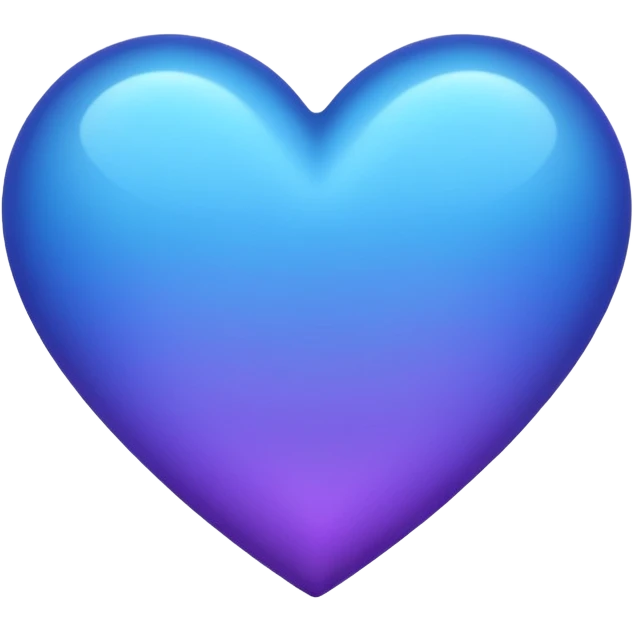 blue-purple heart emoji