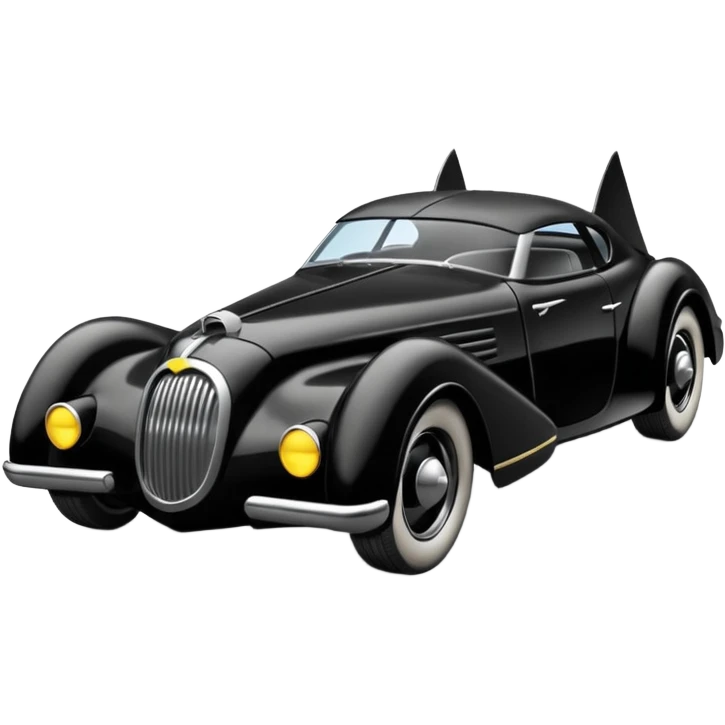  the animated 1990’s series Batmobile based on 1936 cord 812 emoji
