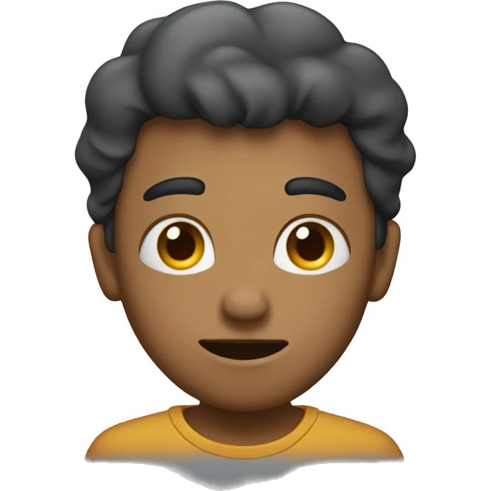 Person with head turned slightly to the left with the expression that they moved their head.  The persons eyes are rolled up.  emoji