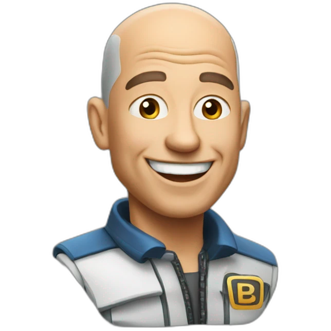 bezos celebrating emoji