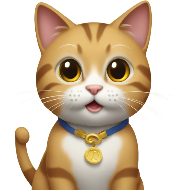 cat making a declaration  emoji
