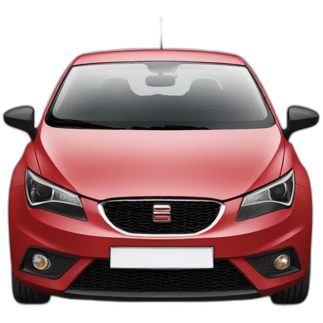 red seat ibiza 2011 front emoji