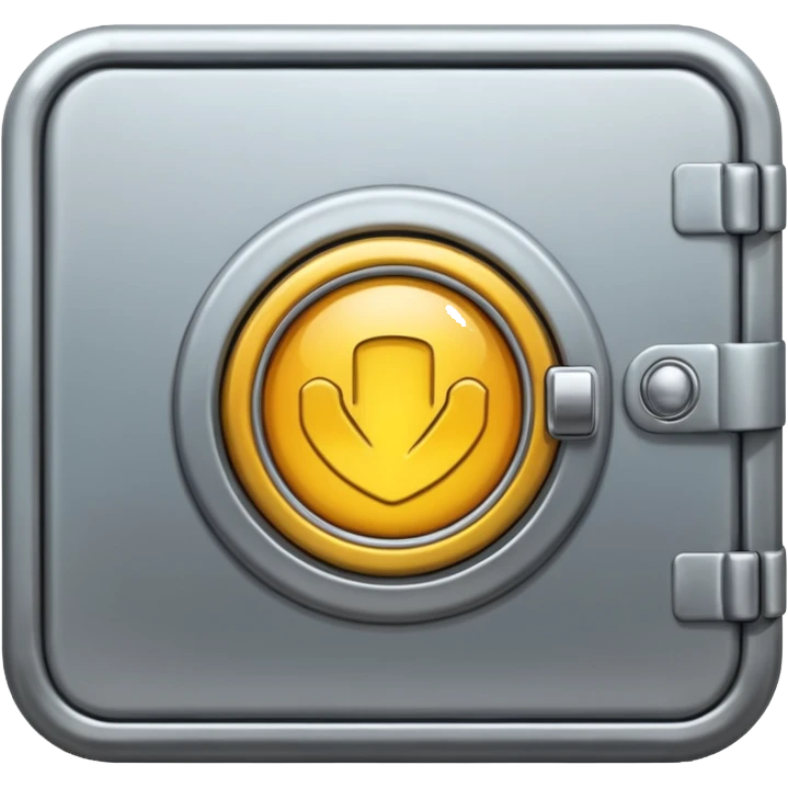 safe that is open emoji