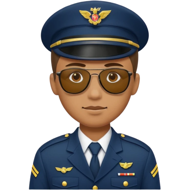 soldier with sunglasses emoji