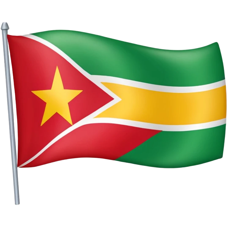 Fait le drapeau du suriname emoji