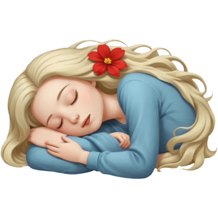 засыпающая девушка  emoji