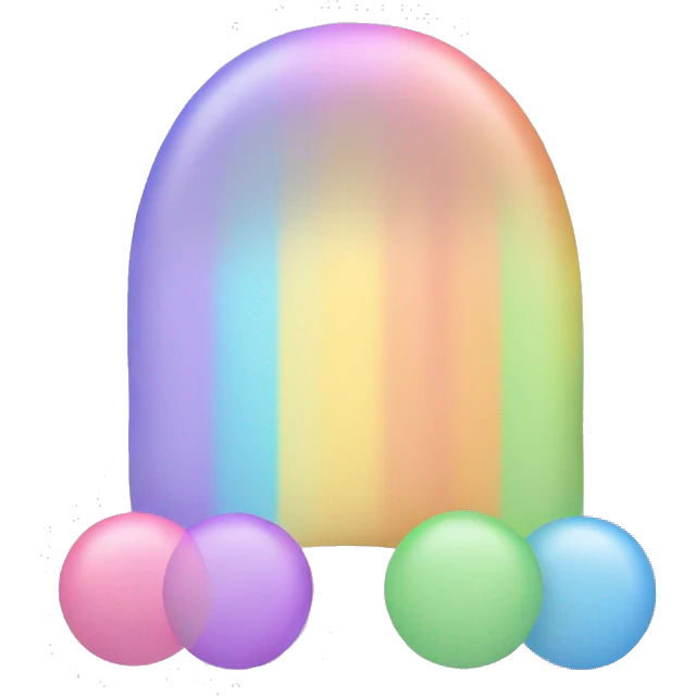 Pastel rainbow emoji