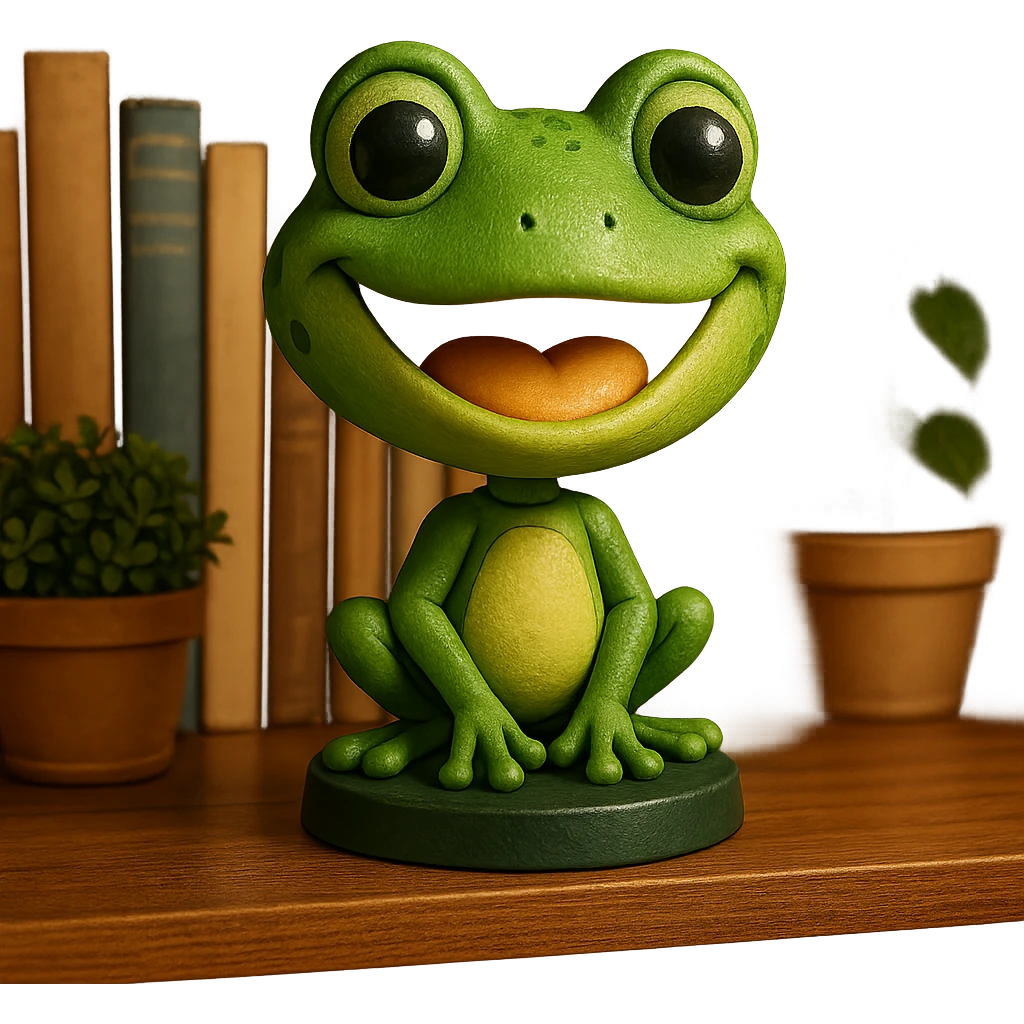 happy frog emoji