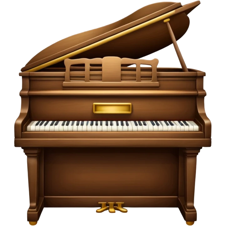 wooden piano emoji
