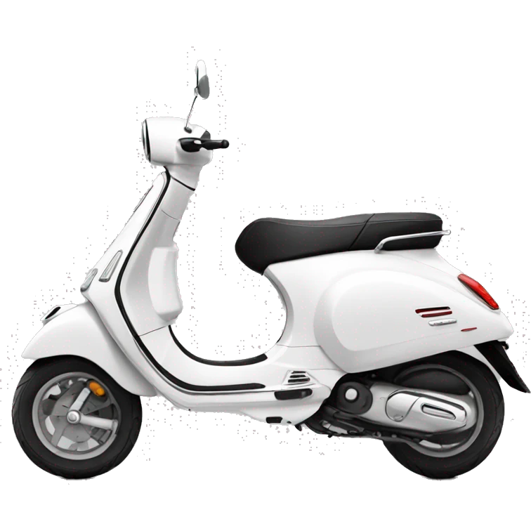 black vespa sprint emoji