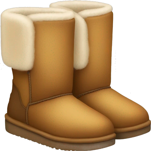 Uggs but from the top view emoji