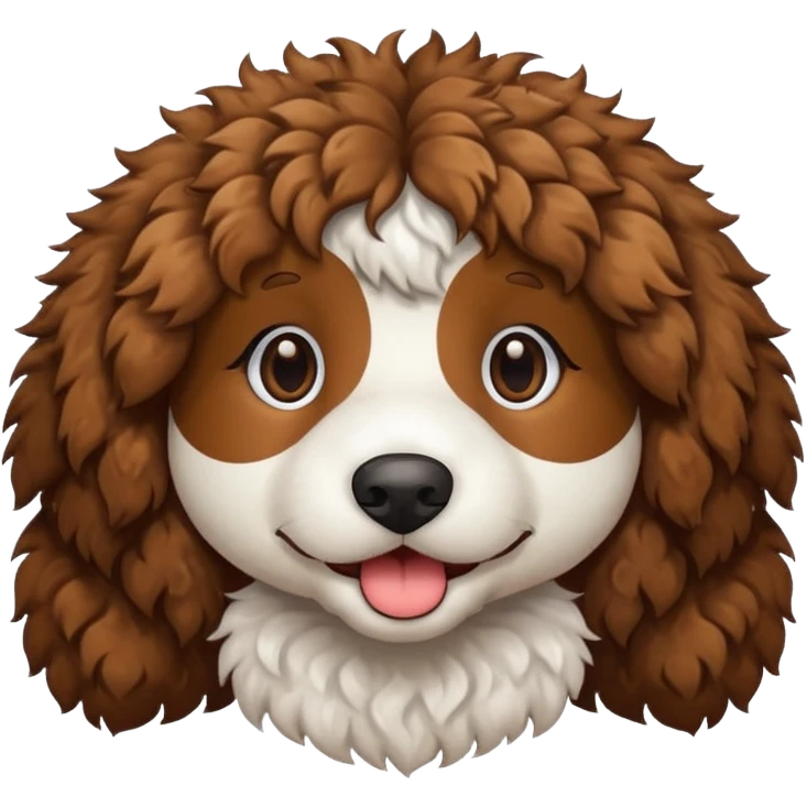 Bernadoodle  emoji