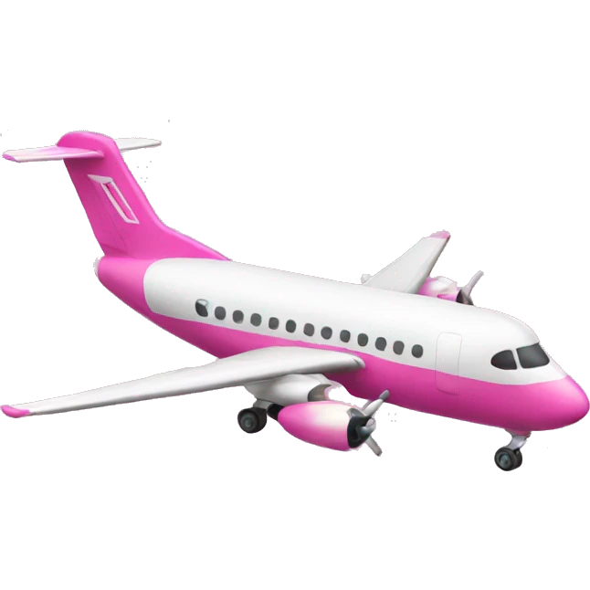 pink plane emoji