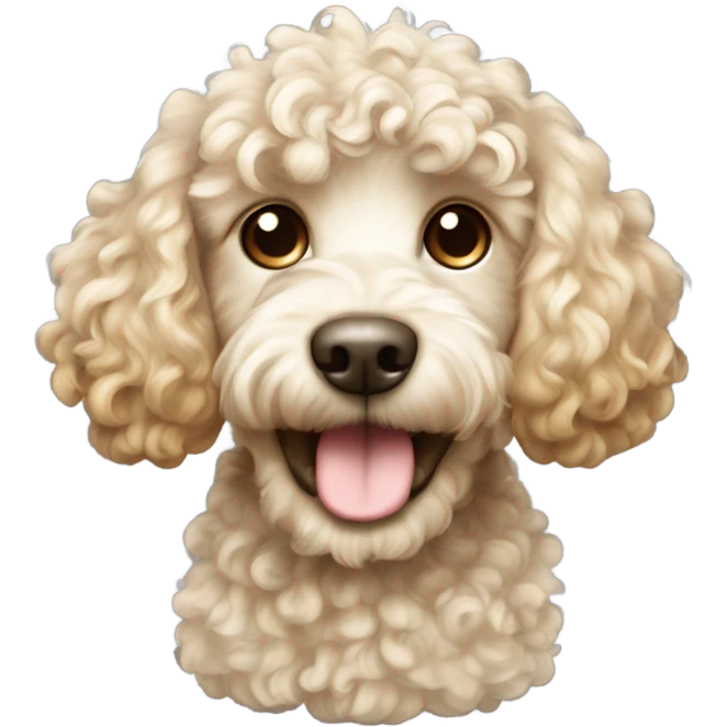 Cockapoo dog emoji