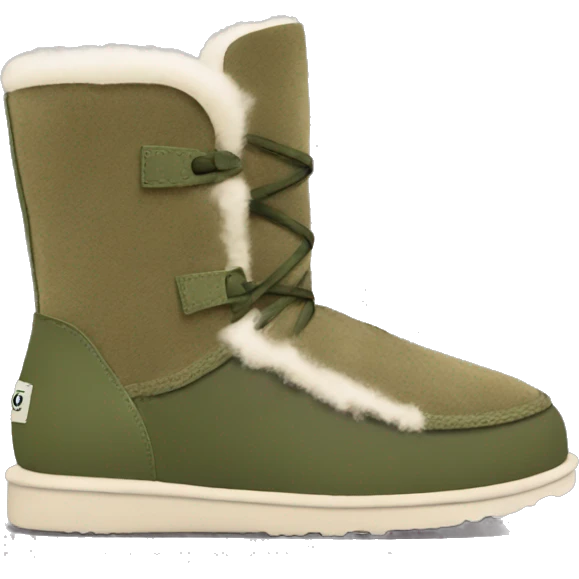 Khaki green Ugg boots emoji