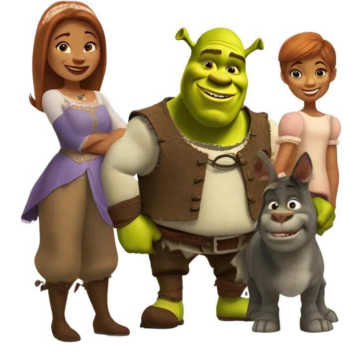 shrek friends emoji