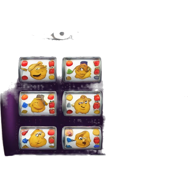 slot machine with stuffed animals emoji