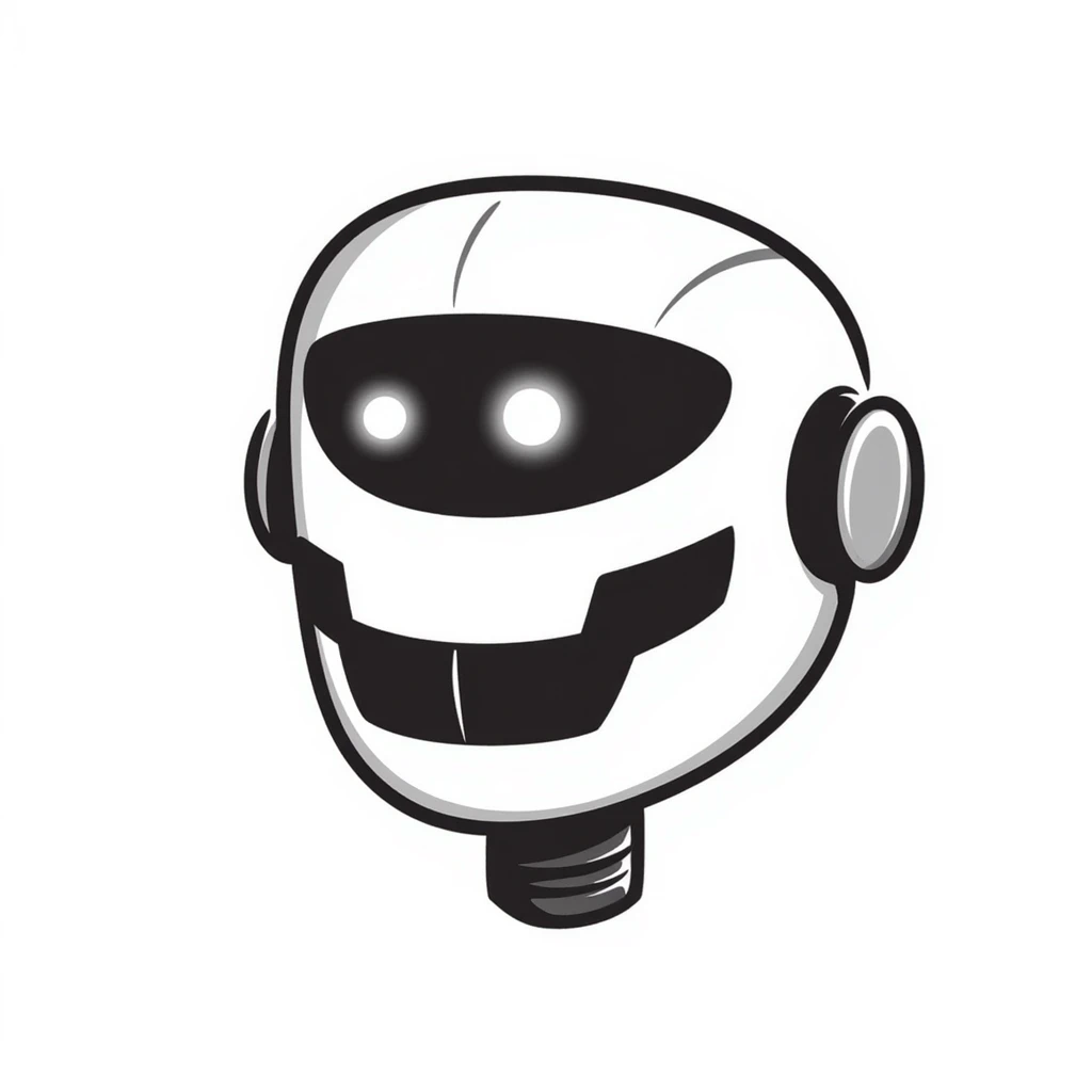 robot face representing artificial intelligence emoji