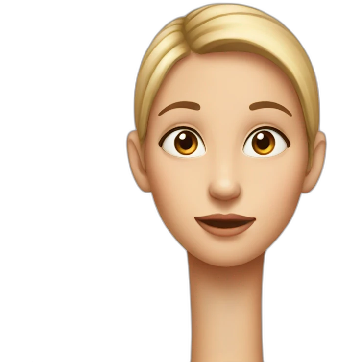 long neck girl emoji