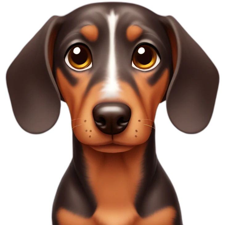 dachshund cute emoji