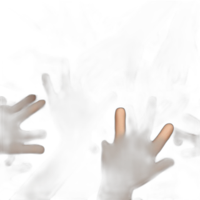 hand pile up emoji