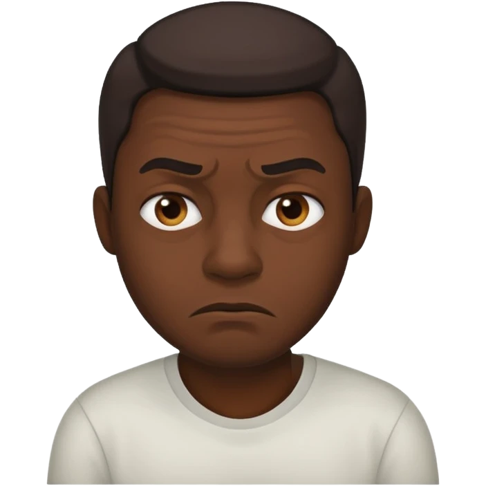 Quero que esse emoji tenha a expressão de nojo 🙎🏾‍♂️ emoji