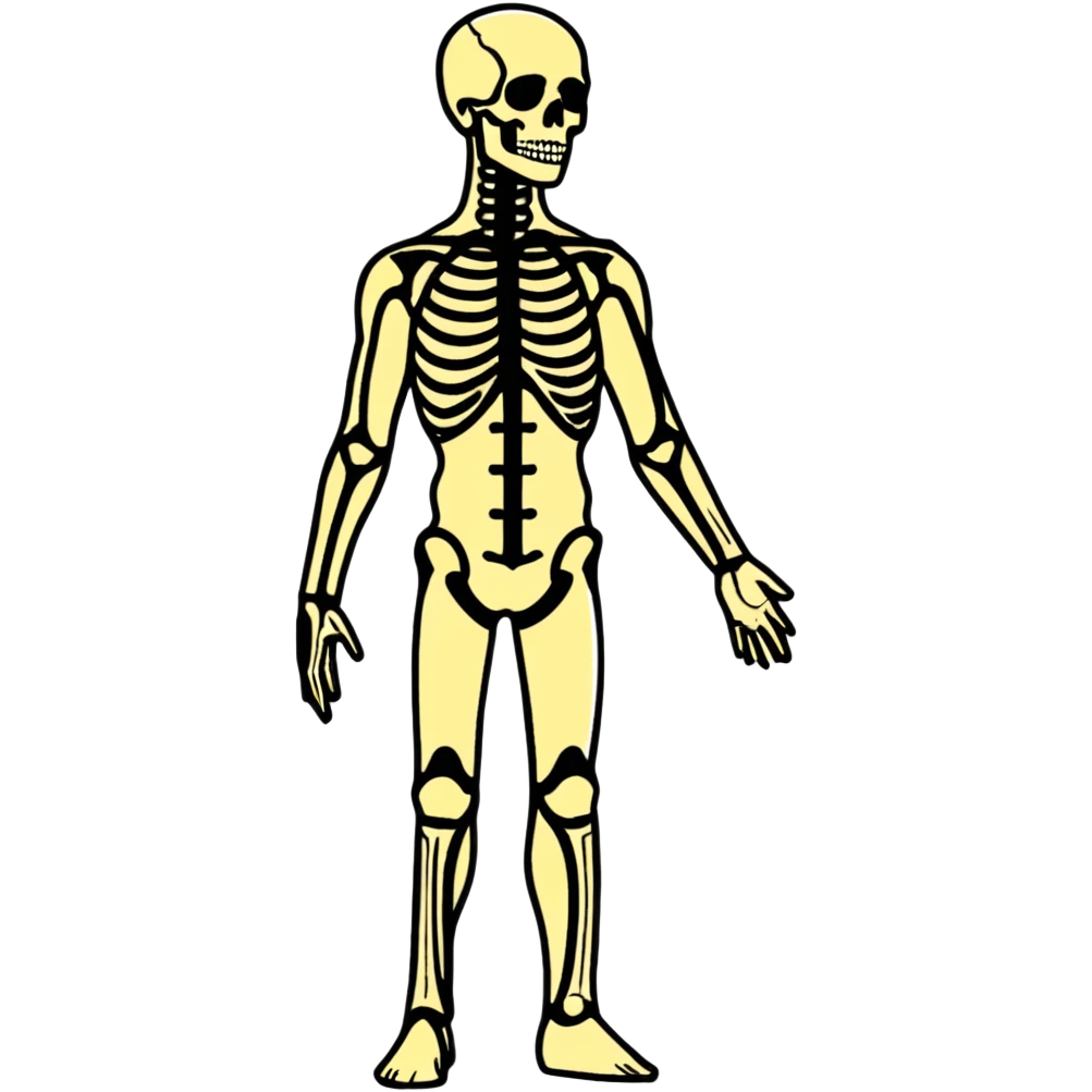 Full human body, anatomical figure, standing pose emoji