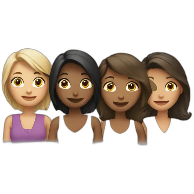3 women near to eachother emoji
