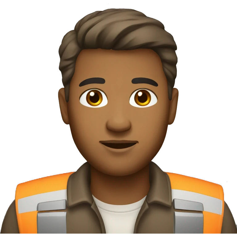 truck driver light brown skin emoji
