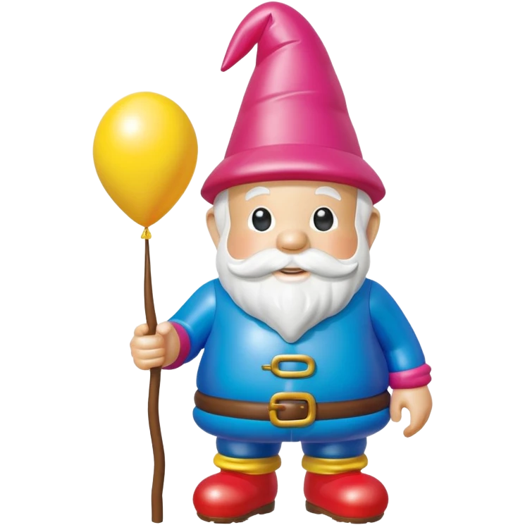   jeff koons style SPAM garden gnome inflatable balloon art emoji