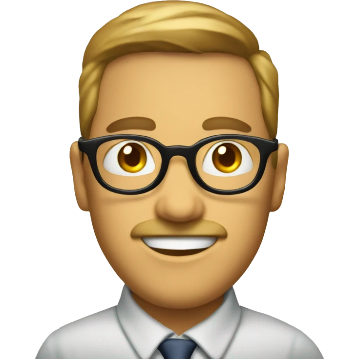 Eyeglass frame print  emoji