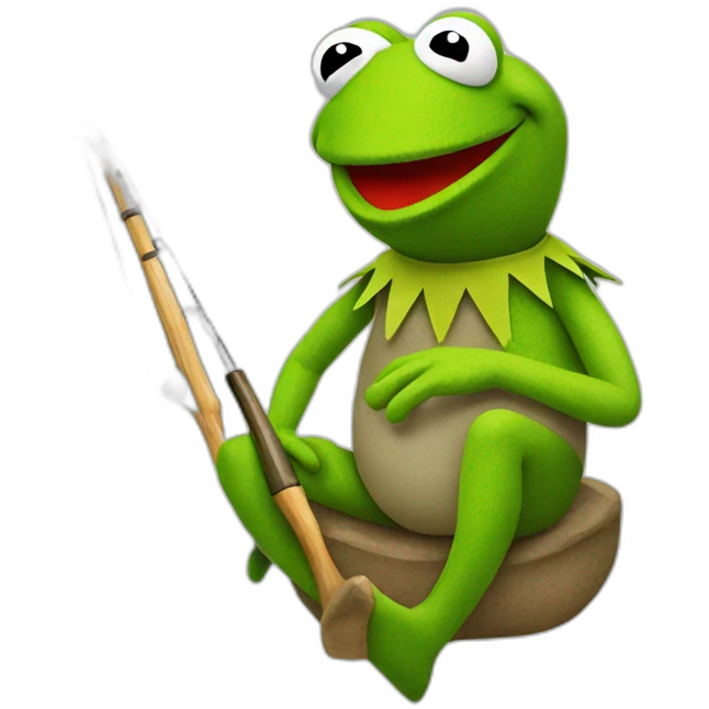 kermit fishing emoji